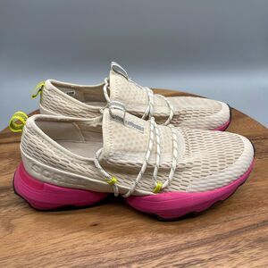 Sorel Kinetic Impact Shoes Womens Size 8.5 Beige Pink Running Comfort Sneakers